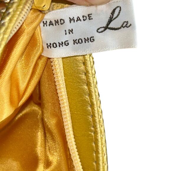 La Regale gold mesh evening purse clutch vintage handbag - Picture 7 of 10